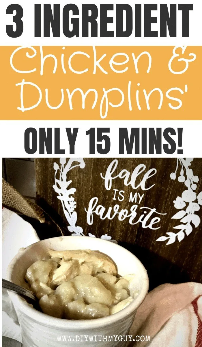 Quick and Easy Chicken and Dumplins