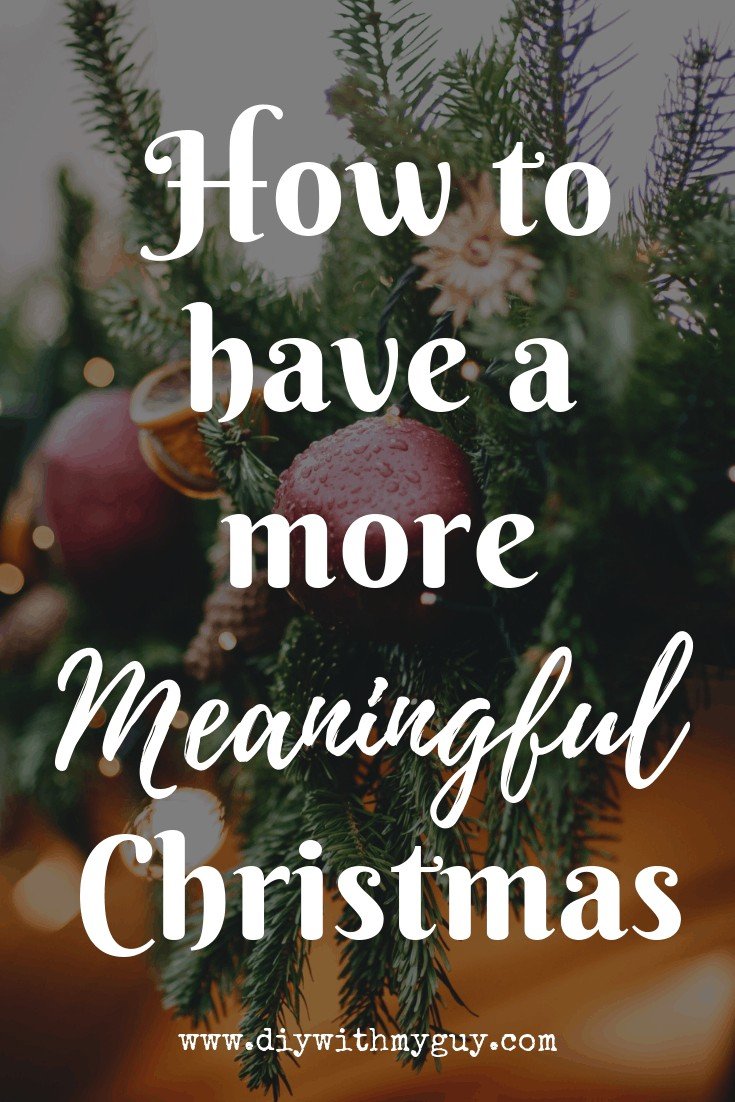 How to have a meaningful Christmas