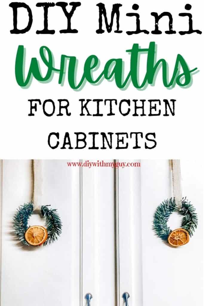 DIY Mini Wreaths for Kitchen For Christmas DIY With My Guy