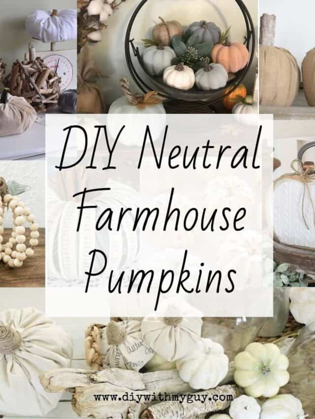 DIY Farmhouse Pumpkins