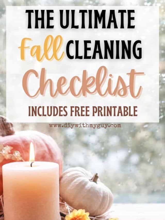 Fall Cleaning Checklist