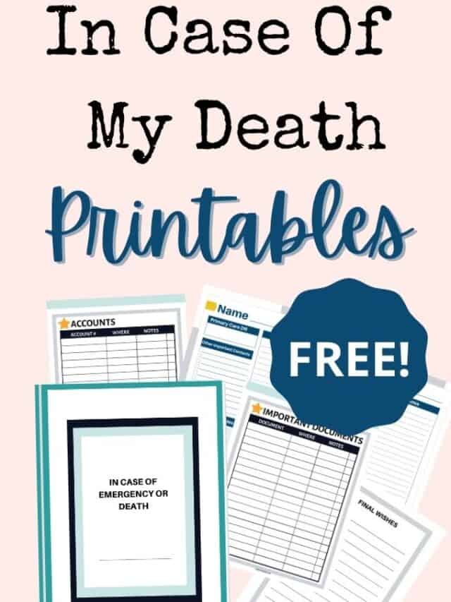 Life/Death Free Planner - DIY With My Guy