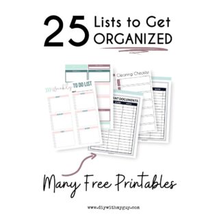 Organizational Lists To Make Life Easier
