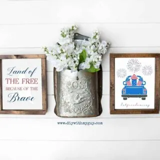 4th of July Free Printable Patriotic Decor