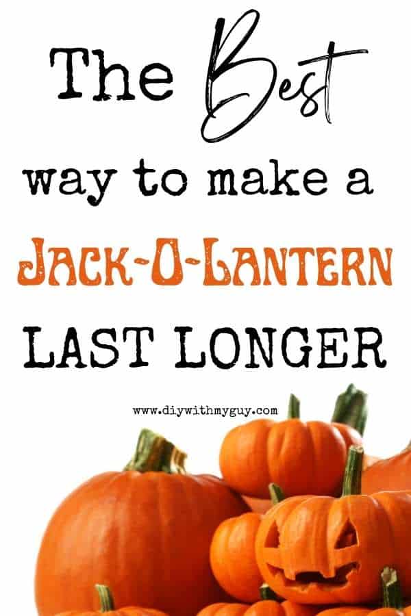 How to preserve carved pumpkins