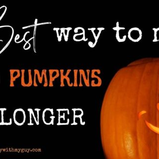 How to make carved pumpkins last