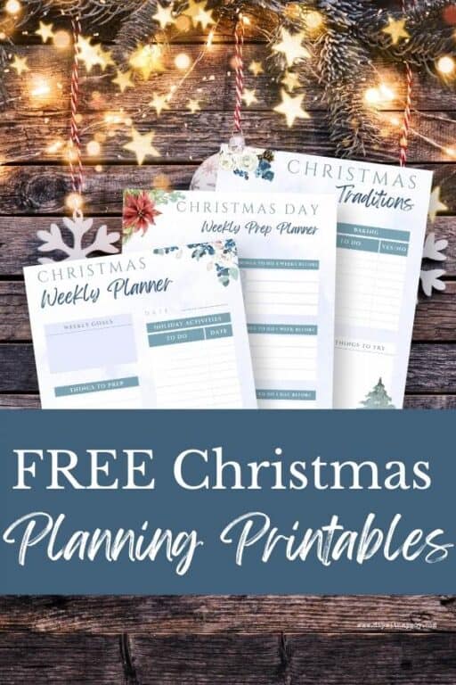 20 Handy Free Printable Holiday Planners- A Cultivated Nest