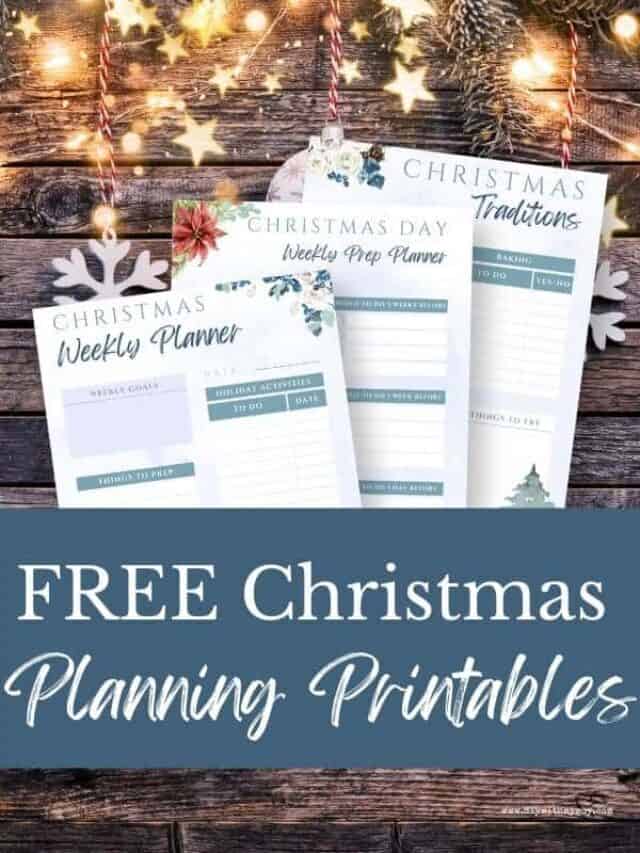 FREE Christmas Planning Printables
