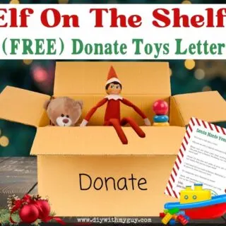 elf on the shelf donate toys letter