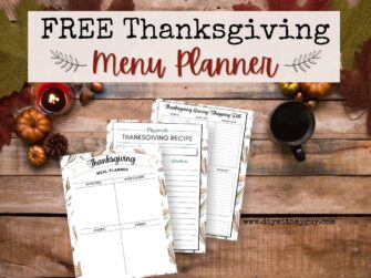 Free Printable Thanksgiving Menu Planner - DIY With My Guy
