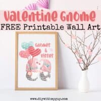 Free Valentine's Day Printables Valentine Gnomes