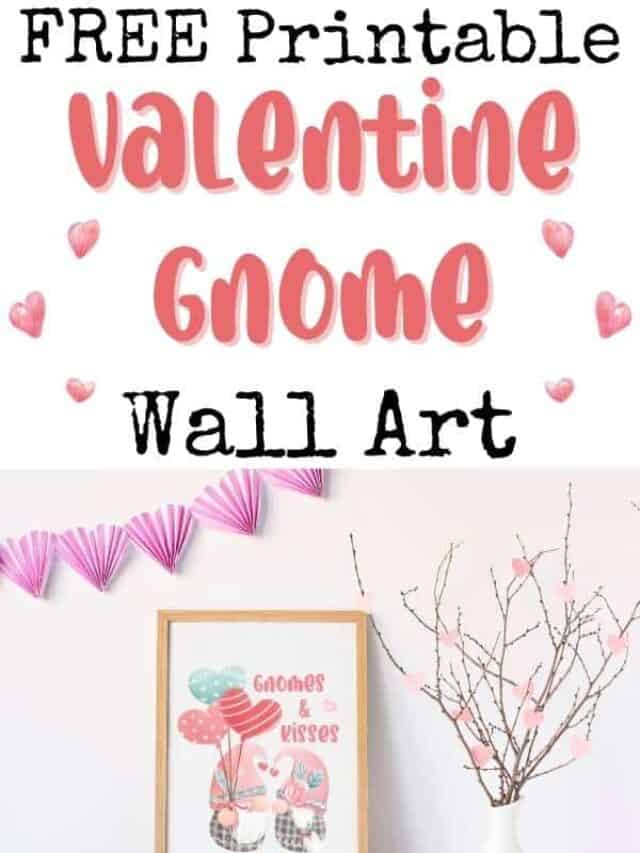 FREE Valentine's Day Decor Wall Art - DIY With My Guy