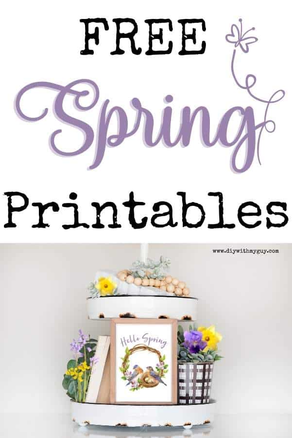 Hello Spring printable free