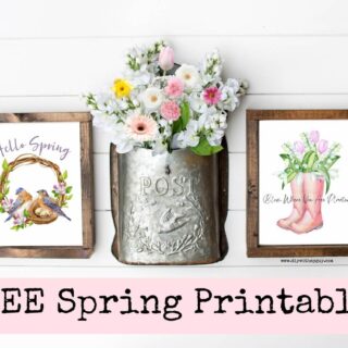 free spring printables farmhouse signs