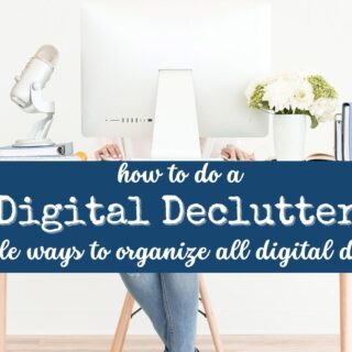 digital declutter of digital devices