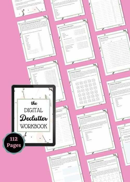 Digital Declutter Workbook
