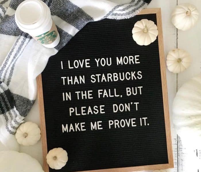 letter board fall quotes