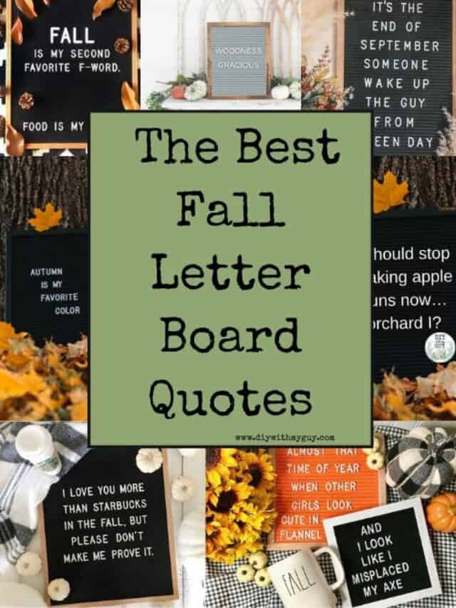 Best Fall Quotes For Fall Letter Boards