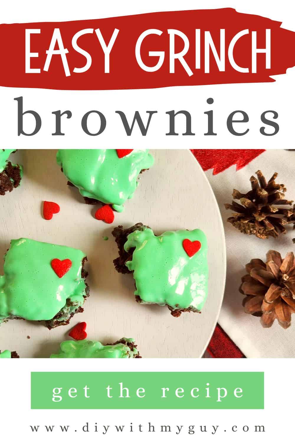 Easy Grinch Brownies Recipe