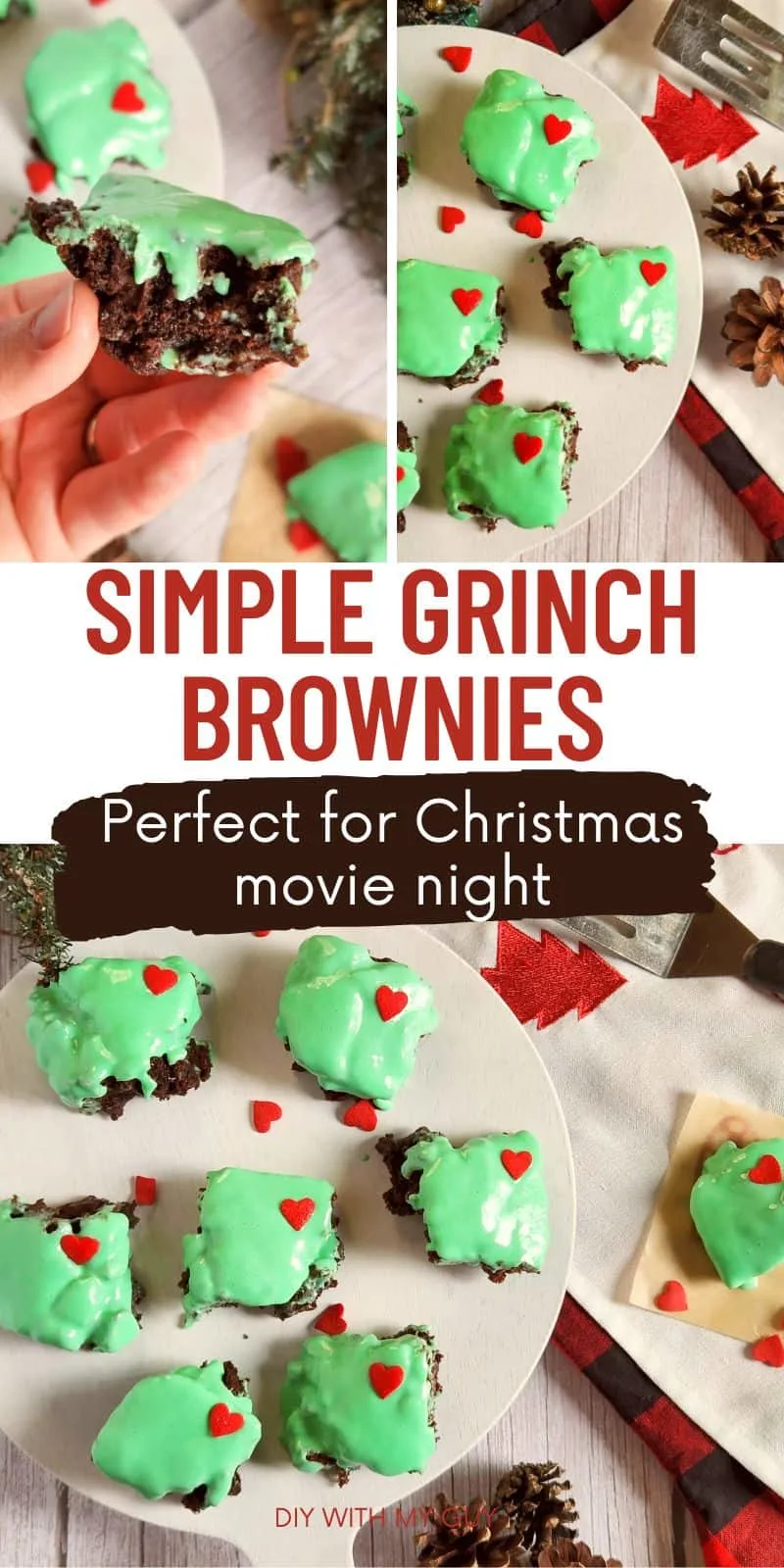 Simple Grinch Brownies Recipe