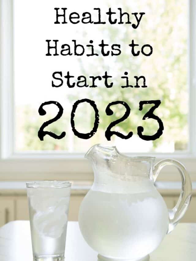 Healthy Habits To Start In 2023