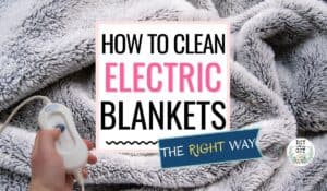How to clean electric blanket