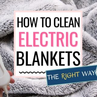 How to clean electric blanket