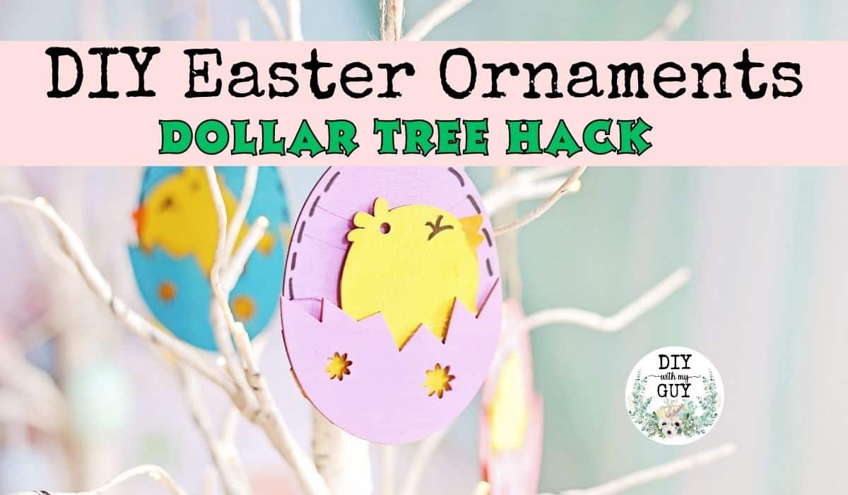 DIY Easter Tree Ornaments - Dollar Tree Easter Crafts