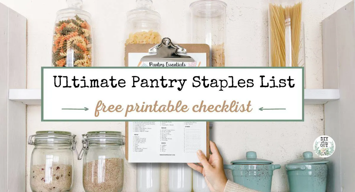 Pantry Staples List For Well Stocked Pantry
