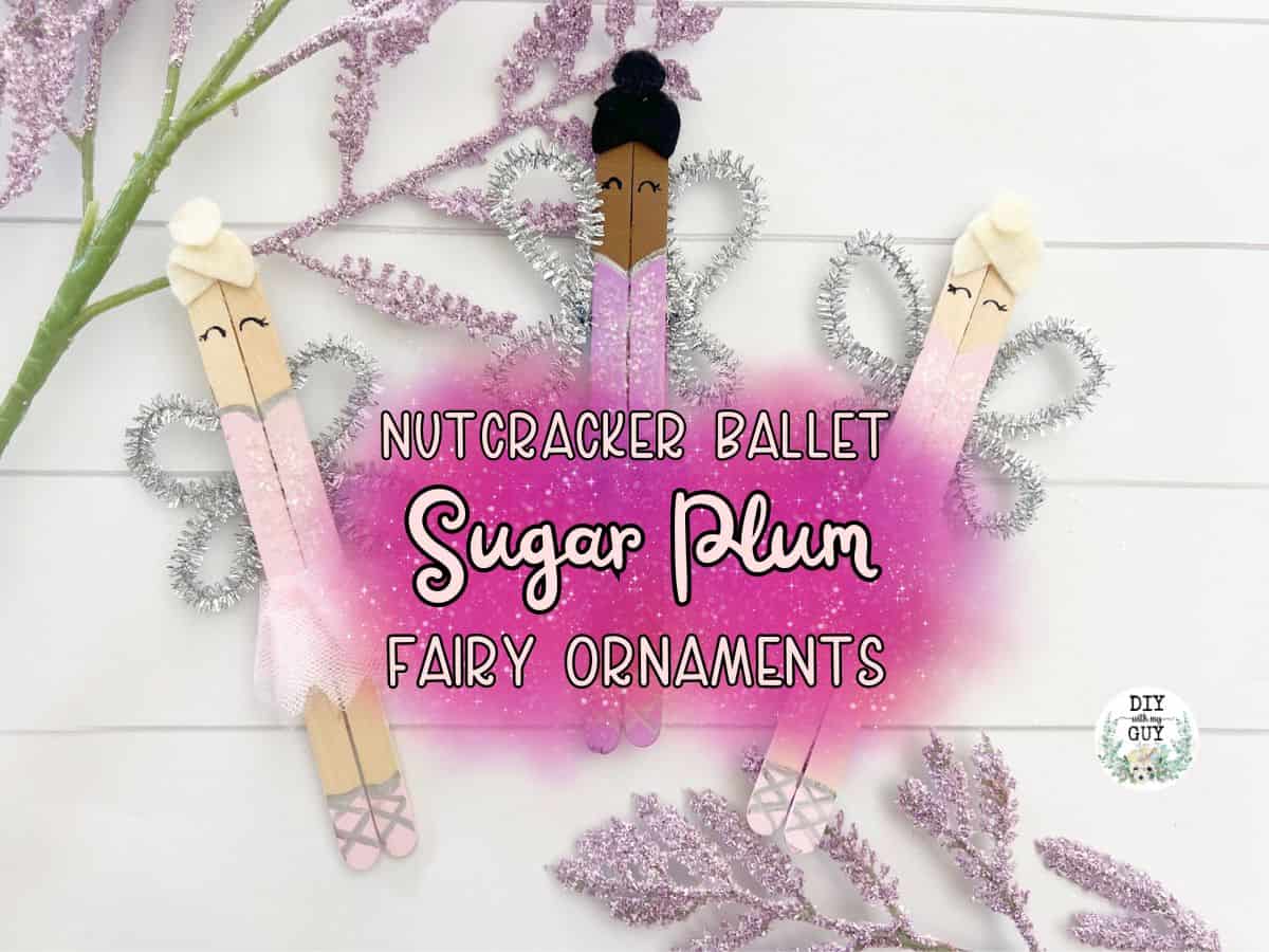 Homemade Sugar Plum Fairy Ornaments