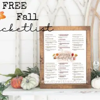 free fall bucketlist printable