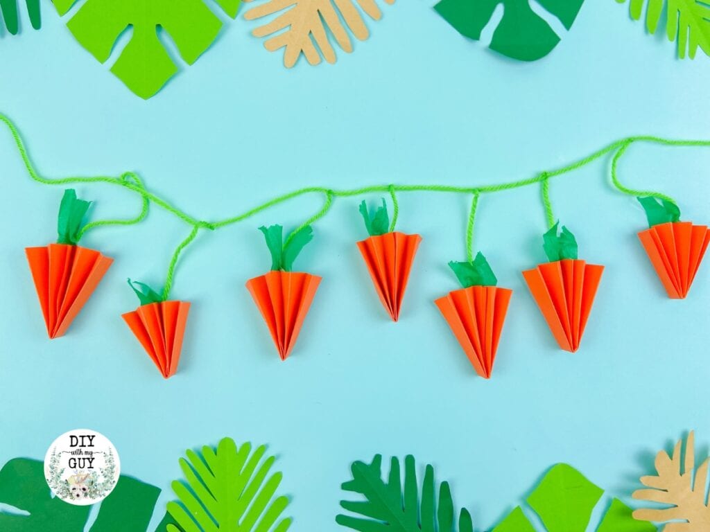 DIY Carrot Garland for Easter