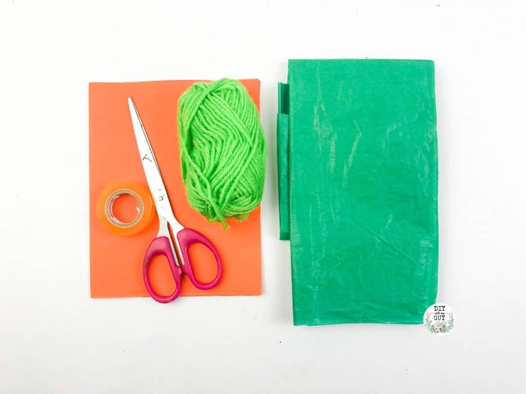 diy carrot garland supplies