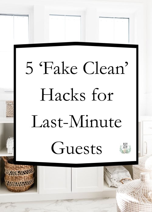 clean house fast for company