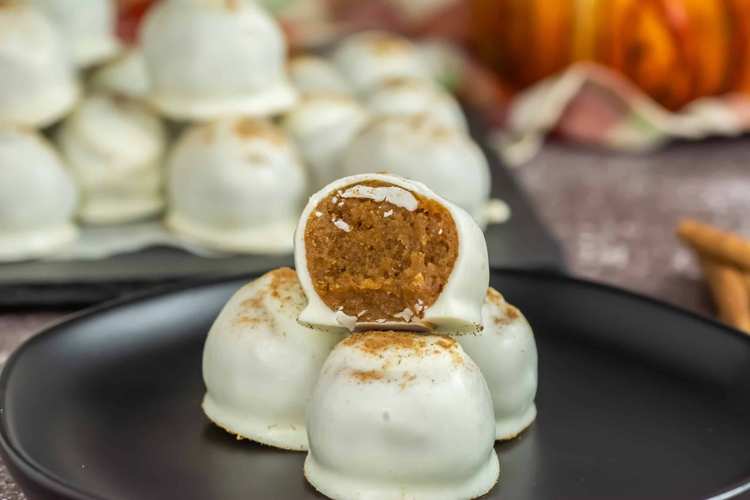 Image for How to Make an Easy Pumpkin Cake Balls Recipe