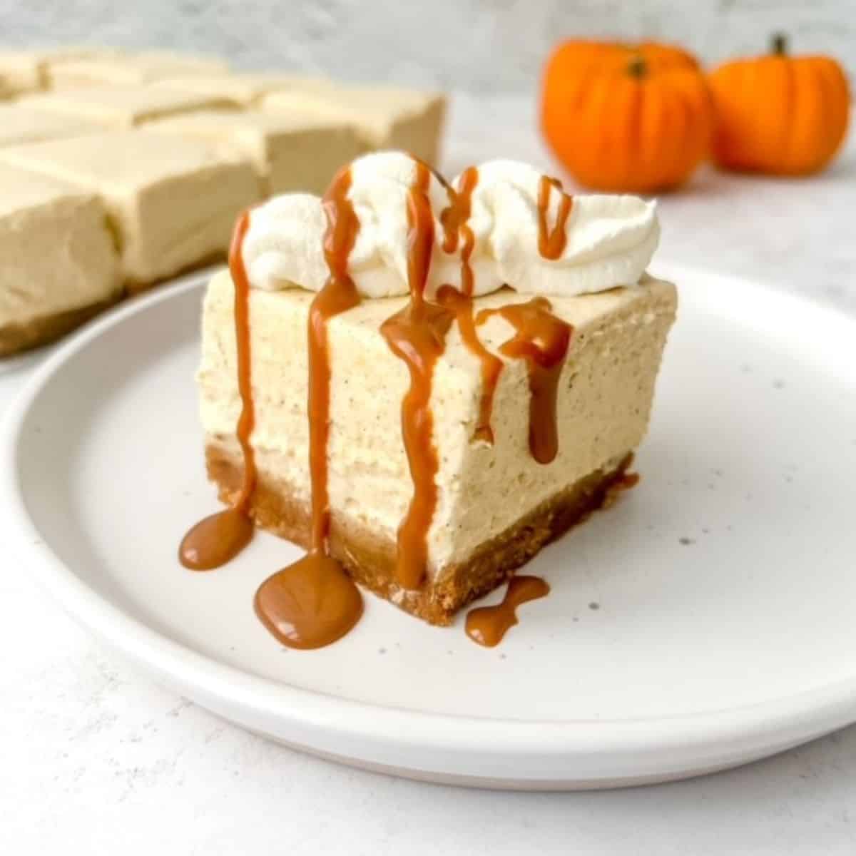 Image for No Bake Pumpkin Cheesecake Bars